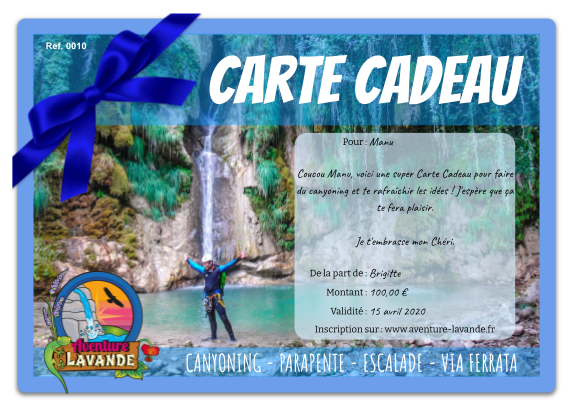 carte cadeau